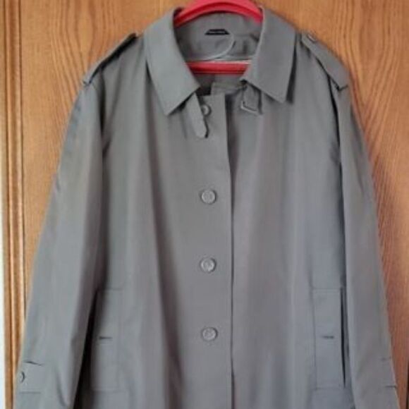 Oleg Cassini Other - Vintage Oleg Cassini Signature Collection Mens Trench Coat Sz 44R